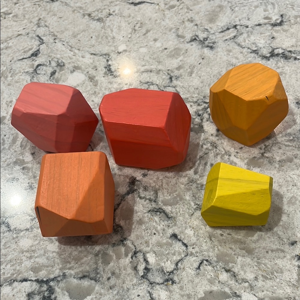 Lovevery Geometric Wooden Stacking Stones